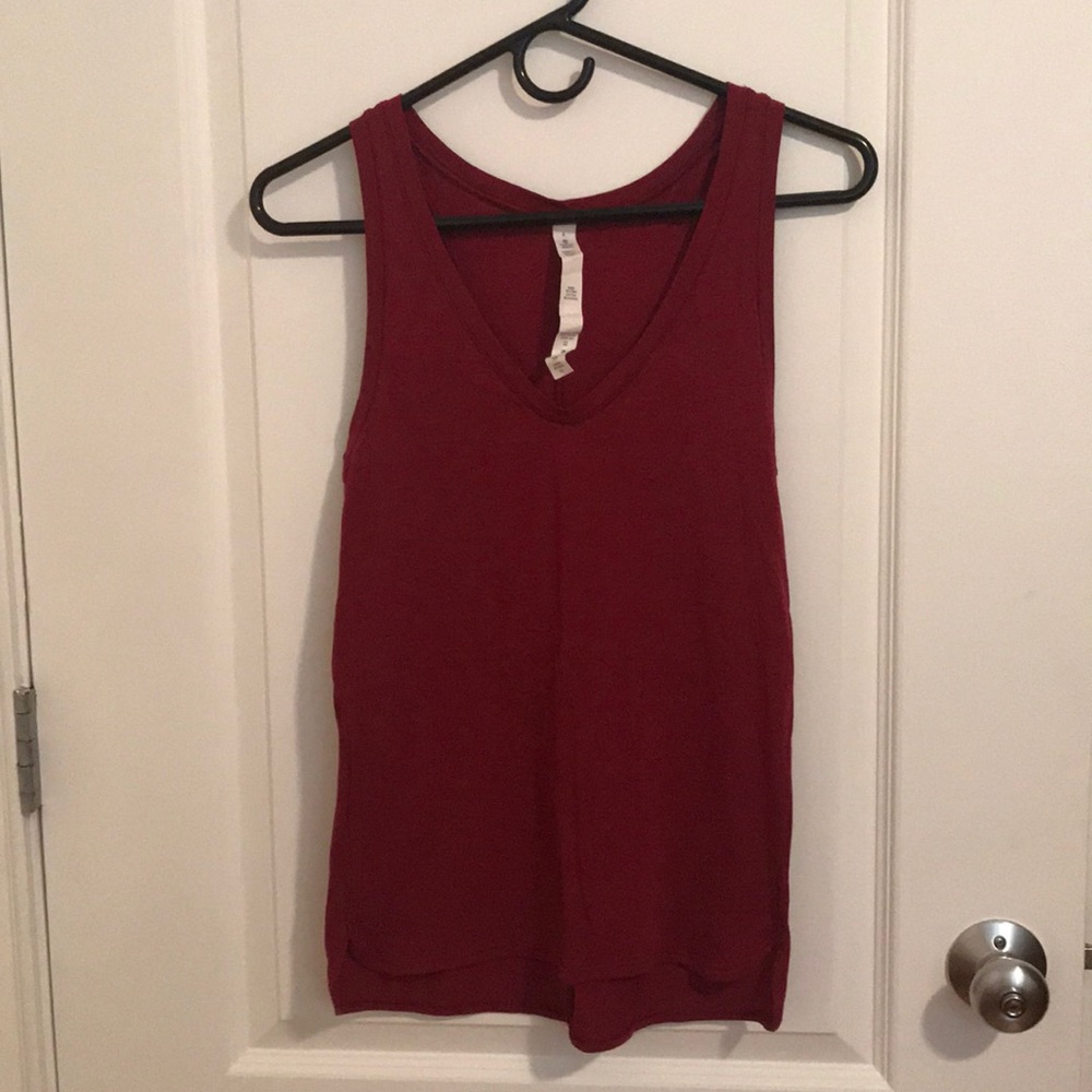 Lulu Lemon Maroon Tank